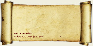 Jasna Nikolendžić vizit kartica